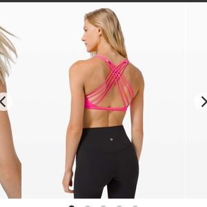 Light Support, A/B Cup Pink Highlight